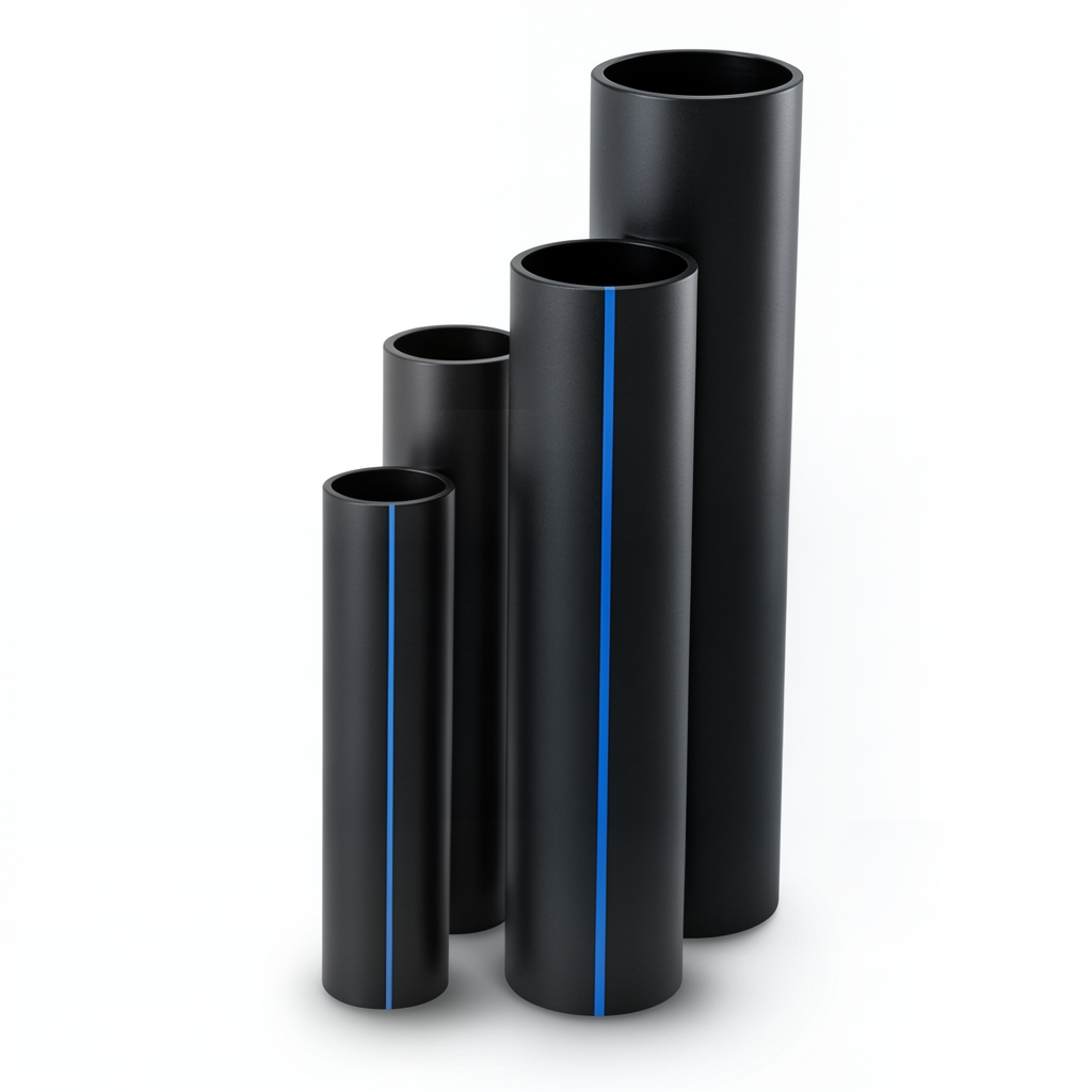 HDPE Pipes SDR 33 Outside Diameter 315 mm Thickness 9.7 mm Black