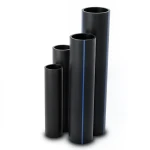 HDPE Pipes Nominal Pressure 16 Bar Outside Diameter 140 mm Thickness 19.2 mm Black