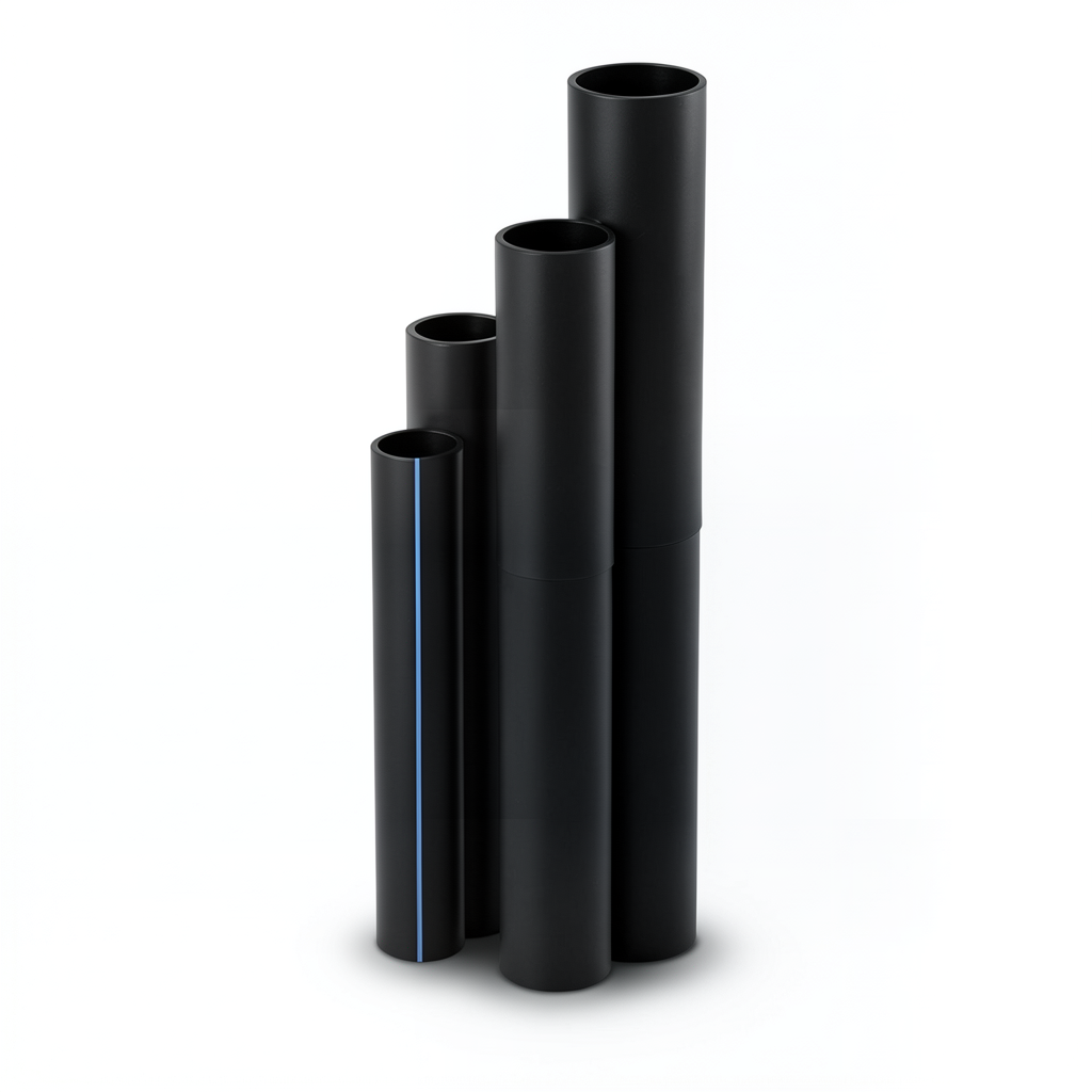 HDPE Pipes SDR 33 Outside Diameter 355 mm Thickness 10.9 mm Black