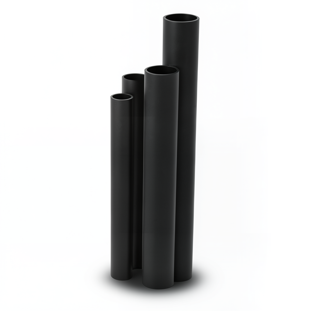 HDPE Pipes Nominal Pressure 16 Bar Outside Diameter 160 mm Thickness 21.9 mm Black