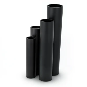 مواسير HDPE نسبة الأبعاد القياسية 33 قطر خارجي 400 مم سمك 12.3 مم أسود