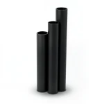 HDPE Pipes 16 Bar Pressure 180 mm OD 24.6 mm Thickness Black