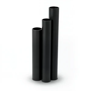 HDPE Pipes 16 Bar Pressure 180 mm OD 24.6 mm Thickness Black