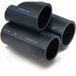 SPS HDPE Pipes PE 80 Pressure 8 Bar Outside Diameter 110 mm Thickness 6.6 mm Black | Saudi Pipes Systems (SPS)