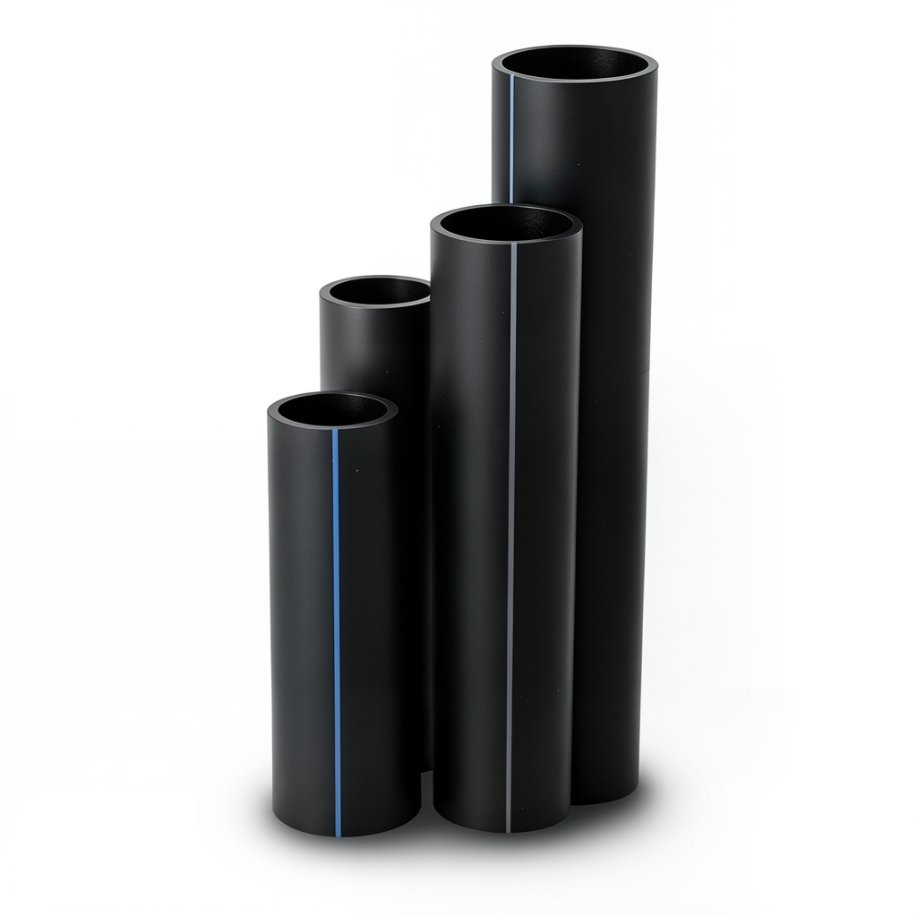 HDPE Pipes SDR26 Outside Diameter 40 mm Thickness 1.8 mm Black