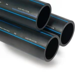 SPS HDPE Pipes PE 80 Pressure 8 Bar Outside Diameter 90 mm Thickness 5.4 mm Black | Saudi Pipes Systems (SPS)