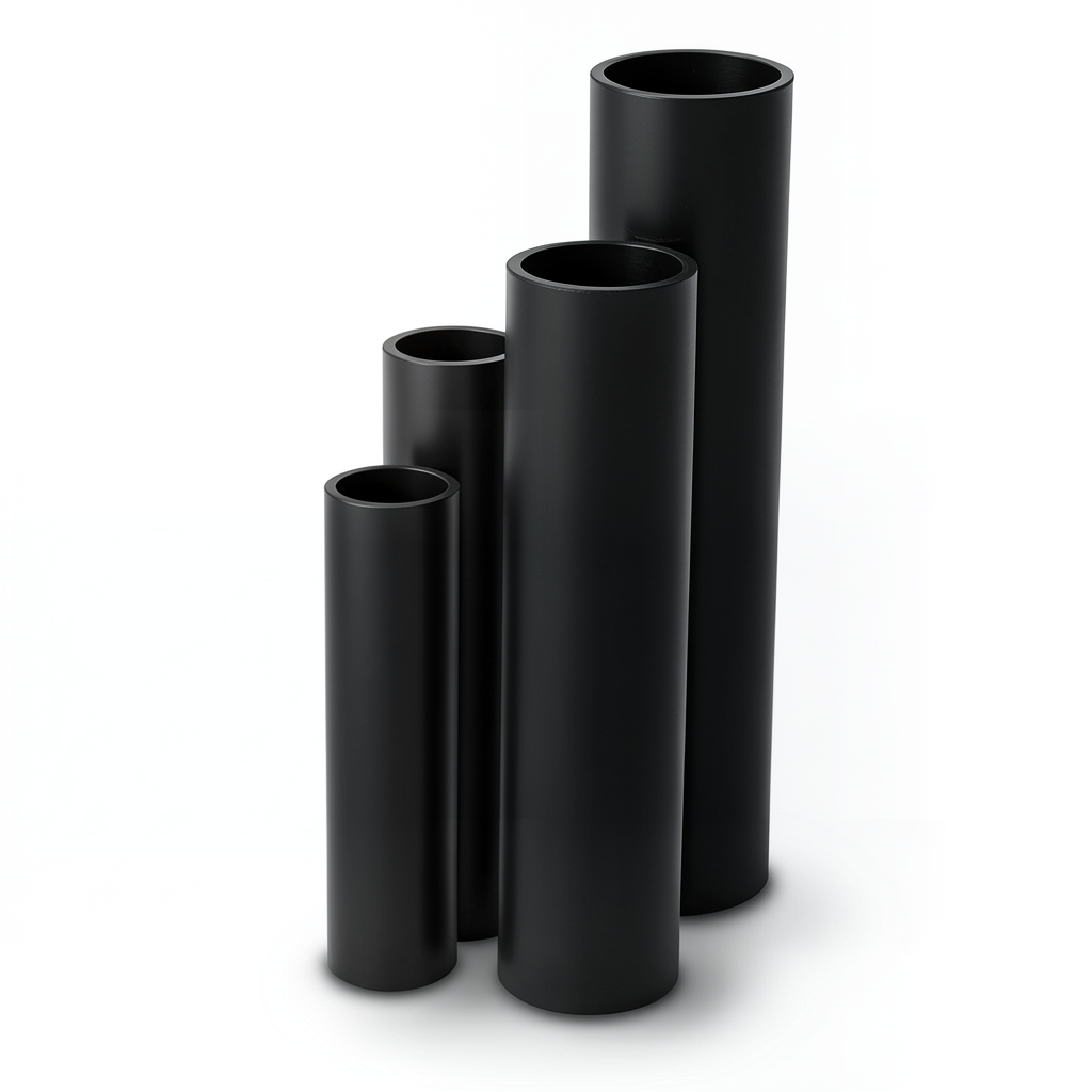 HDPE Pipes Nominal Pressure 16 Bar Outside Diameter 225 mm Thickness 30.8 mm Black