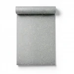 Patterned wall paper, length 10 m, width 0.70 m, gray color, model 14035