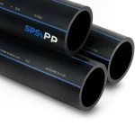 SPS HDPE Pipes PE 80 Pressure 12.5 Bar Outside Diameter 90 mm Thickness 8.2 mm Black | Saudi Pipes Systems (SPS)