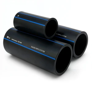 أنابيب SPS HDPE PE 80 ضغط 5 بار قطر خارجي 110 مم سمك 4.2 مم لون أسود | مصنع أنظمة الانابيب السعودي (SPS)