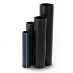 HDPE Pipes Nominal Pressure 16 Bar Outside Diameter 140 mm Thickness 19.2 mm Black