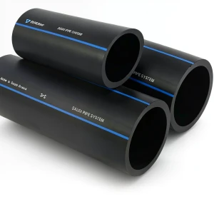 مواسير HDPE PE 80 ضغط 12.5 بار قطر خارجي 110 مم سمك 10 مم لون أسود | مصنع أنظمة الانابيب السعودي (SPS)