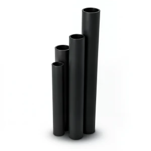 مواسير HDPE ضغط 16 بار قطر خارجي 225 مم سمك 30.8 مم لون أسود