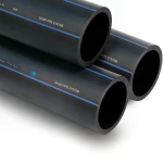 SPS HDPE Pipes PE 80 Pressure 12.5 Bar Outside Diameter 125 mm Thickness 11.4 mm Black | Saudi Pipes Systems (SPS)