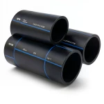 SPS HDPE Pipes PE 80 Pressure 8 Bar Outside Diameter 125 mm Thickness 7.4 mm Black | Saudi Pipes Systems (SPS)