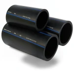 SPS HDPE Pipes PE 80 Pressure 8 Bar Outside Diameter 140 mm Thickness 8.3 mm Black | Saudi Pipes Systems (SPS)