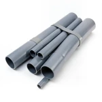 مواسير UPVC DB 120 مقاس 2 إنش سمك 1.96 مم لون رمادي