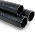 SPS HDPE Pipes PE 80 Pressure 5 Bar Outside Diameter 160 mm Thickness 6.2 mm Black | Saudi Pipes Systems (SPS)