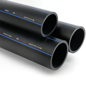 SPS HDPE Pipes PE 80 Pressure 5 Bar Outside Diameter 160 mm Thickness 6.2 mm Black | Saudi Pipes Systems (SPS)