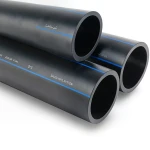 SPS HDPE Pipes PE 80 Pressure 8 Bar Outside Diameter 140 mm Thickness 8.3 mm Black | Saudi Pipes Systems (SPS)