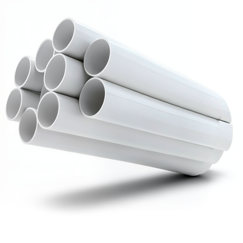 UPVC Pipes Nominal Pressure 21.7 Bar Size 1 Inch Thickness 2.46 mm White