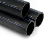SPS HDPE Pipes PE 80 Pressure 12.5 Bar Outside Diameter 140 mm Thickness 12.7 mm Black | Saudi Pipes Systems (SPS)