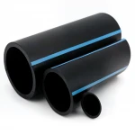 مواسير HDPE الوطني لشبكات المياه ذات الضغط العالي  ضغط 16  بار قطر خارجي 400 مم سمك 29.7 مم لون اسود