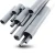 مواسير UPVC DB 60 مقاس 4 إنش سمك 3.07 مم لون رمادي - Image 1