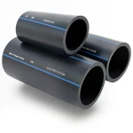 SPS HDPE Pipes PE 80 Pressure 8 Bar Outside Diameter 160 mm Thickness 9.5 mm Black | Saudi Pipes Systems (SPS)