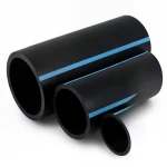 مواسير HDPE الوطني لشبكات المياه  ضغط 6 بار قطر خارجي 180 مم سمك 4.4 مم لون اسود