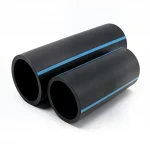 مواسير HDPE الوطني لشبكات المياه  ضغط 6 بار قطر خارجي 225 مم سمك 5.5 مم لون اسود