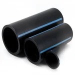 مواسير HDPE الوطني لشبكات المياه  ضغط 6 بار قطر خارجي 315 مم سمك 7.7 مم لون اسود