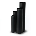 HDPE Pipes SDR 33 Outside Diameter 500 mm Thickness 15.3 mm Black