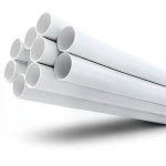 UPVC Pipes 21.7 Bar Pressure ½ Inch Size 1.57 mm Thickness White