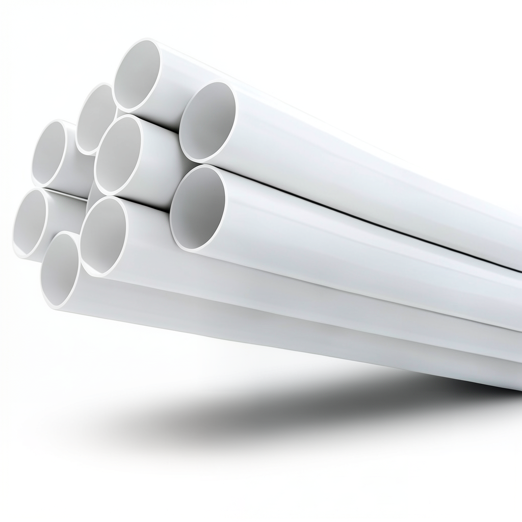 UPVC Pipes 21.7 Bar Pressure ½ Inch Size 1.57 mm Thickness White