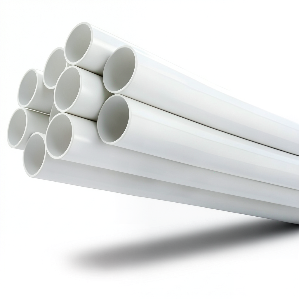 UPVC Pipes ¾ Inch Size 21.7 Bar Pressure 1.98 mm Thickness White