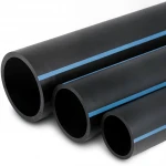 أنابيب HDPE الوطني لشبكات المياه  ضغط 8 بار قطر خارجي 125 مم سمك 3.9 مم لون اسود