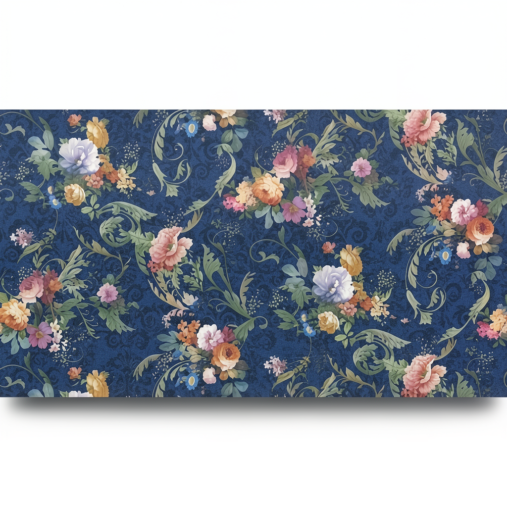 Italian Wallcovering Floral Design 10 m x 1.06 m Multicolor, Model 81823