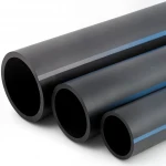 مواسير HDPE الوطني لشبكات المياه ذات الضغط العالي  ضغط 16  بار قطر خارجي 400 مم سمك 29.7 مم لون اسود