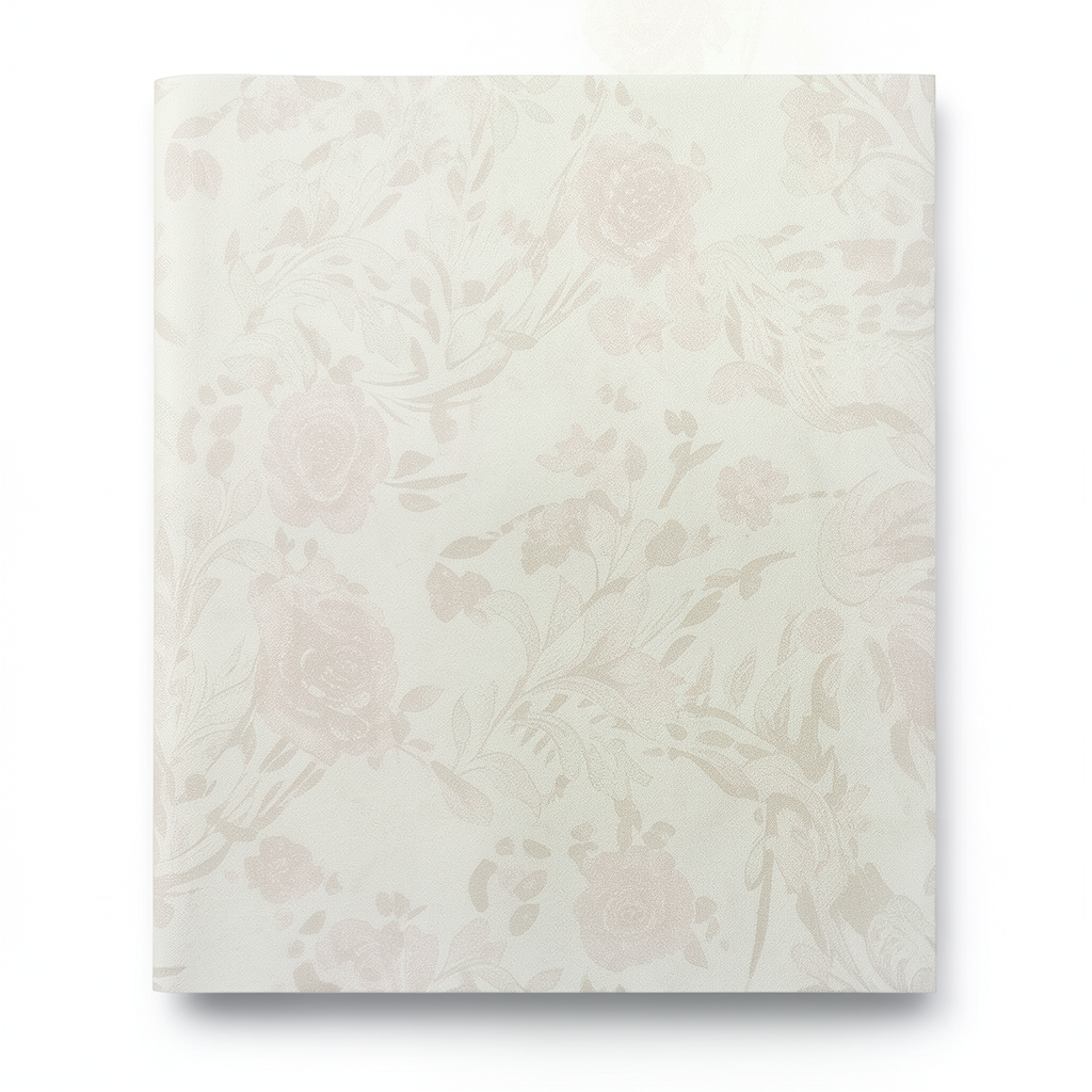 Patterned Wallpaper 10 m x 0.70 m Pale Beige, Model 13044