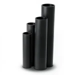 HDPE Pipes SDR 33 Outside Diameter 710 mm Thickness 21.8 mm Black