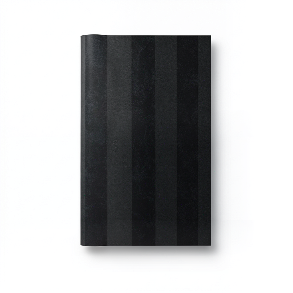 German Wallpaper Striped Design 10m x 0.53m Black Color