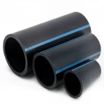 مواسير HDPE الوطني لشبكات المياه  ضغط 6 بار قطر خارجي 160 مم سمك 4 مم لون اسود
