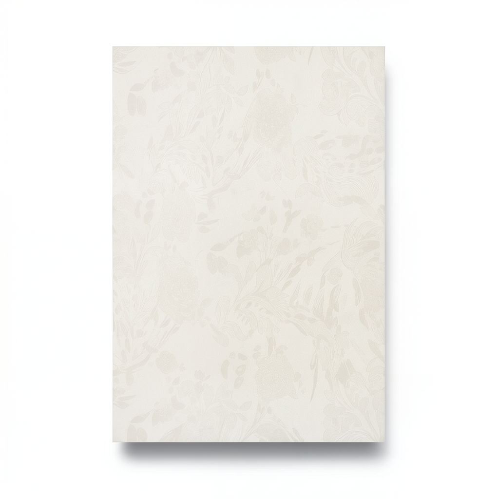 Patterned Wallpaper 10 m x 0.70 m Pale Beige, Model 13044
