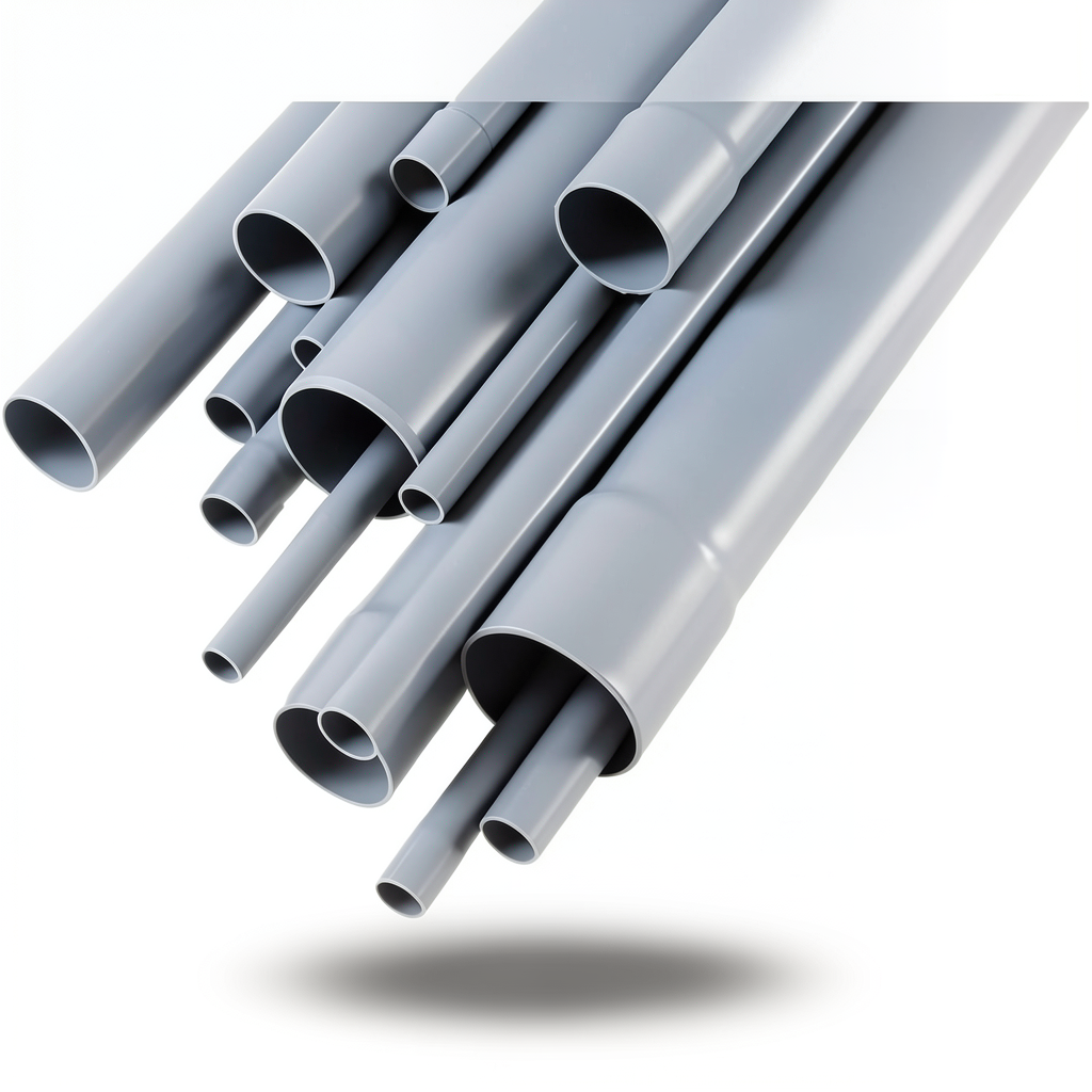 UPVC Pipes DB 120 ½ 1 Inch Thickness 1.52 mm Gray