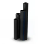 HDPE Pipes Nominal Pressure 16 Bar Outside Diameter 280 mm Thickness 38.3 mm Black