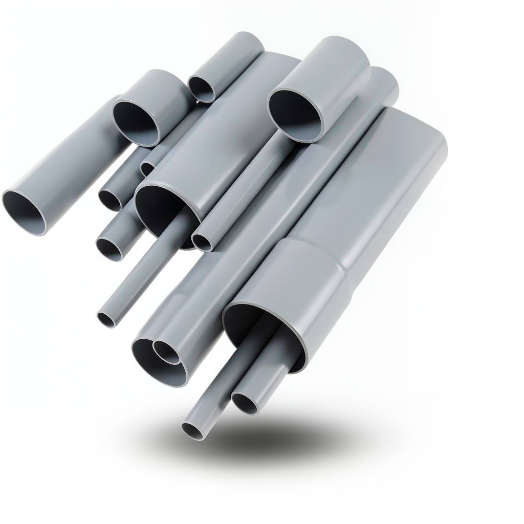 UPVC Pipes DB 120 Size 3 Inch Thickness 3 mm Gray Color