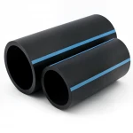 مواسير HDPE الوطني لشبكات المياه  ضغط 6 بار قطر خارجي 250 مم سمك 6.2 مم لون اسود