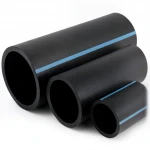 مواسير HDPE الوطني لشبكات المياه ذات الضغط العالي  ضغط 16  بار قطر خارجي 250 مم سمك 18.6 مم لون اسود