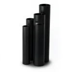 HDPE Pipes SDR 22 Outside Diameter 140 mm Thickness 6.4 mm Black